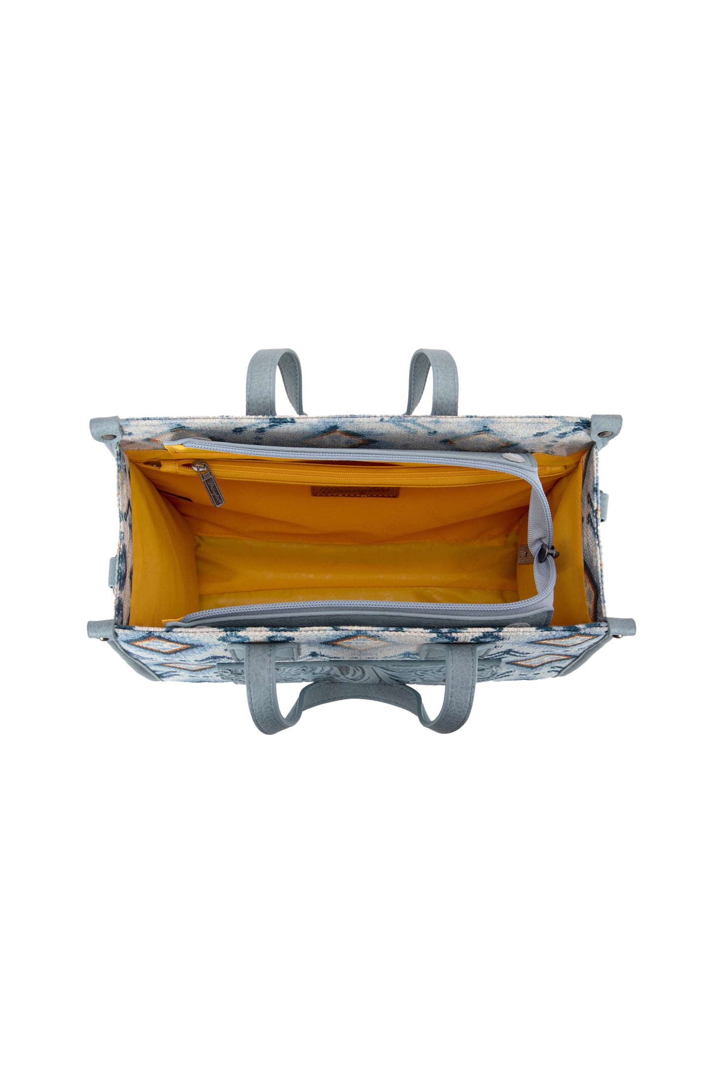 Wrangler - Aztec Crossbody Tote Bag Blue