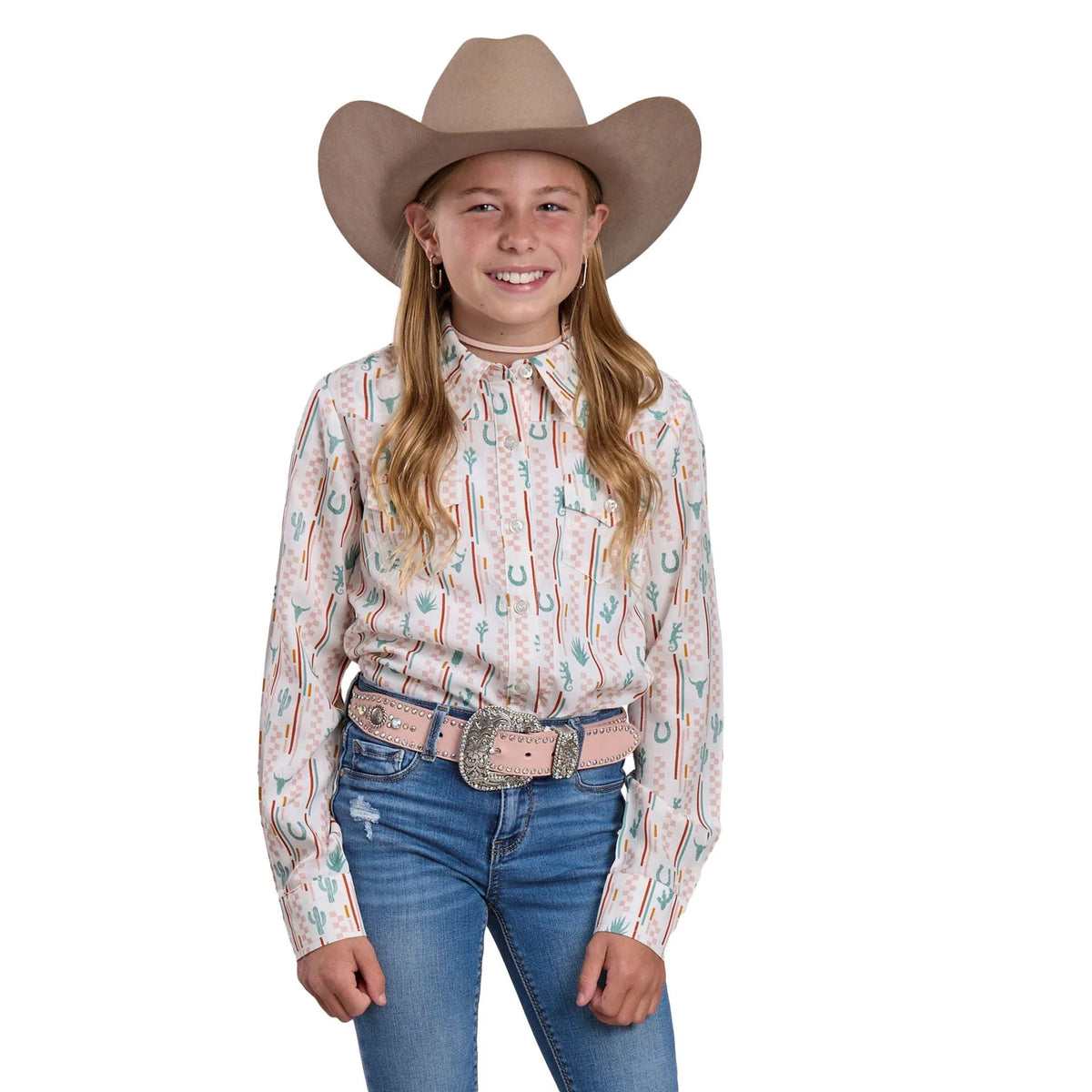 Roper - Girls Five Star White