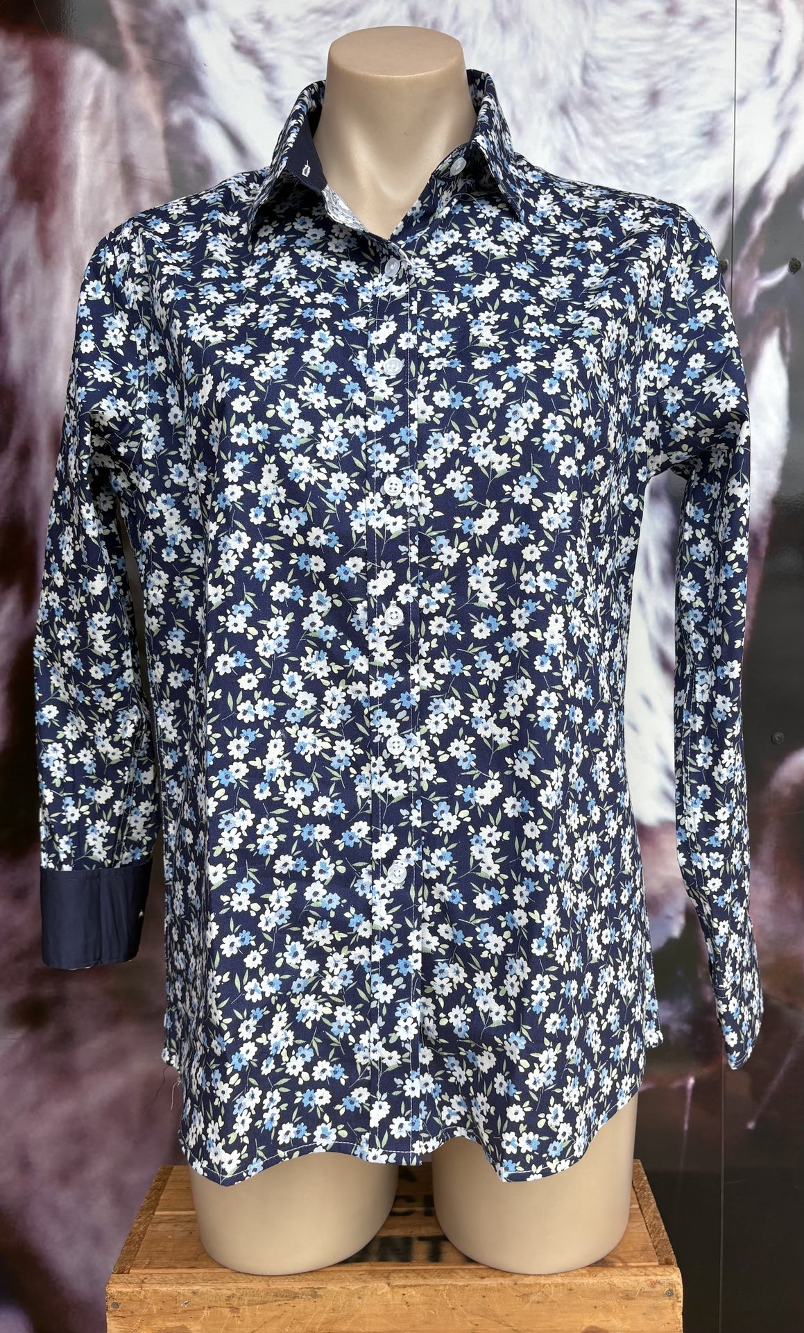 Trad Country - Navy Blouse