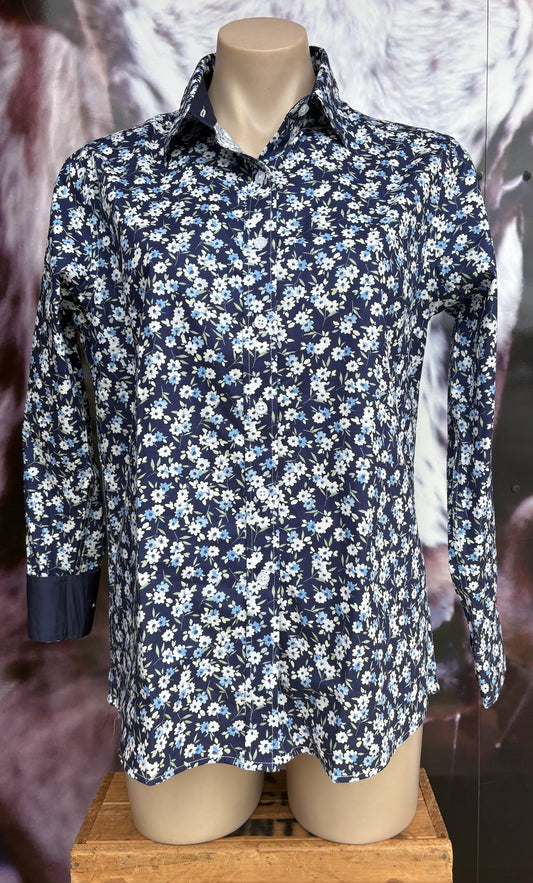 Trad Country - Navy Blouse