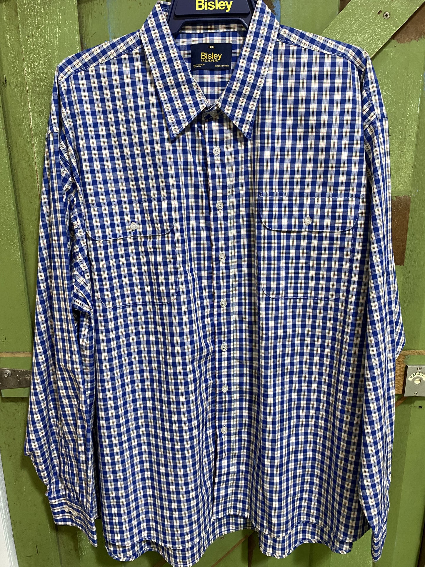 Bisley Long Sleeve Western Shirt - Royal