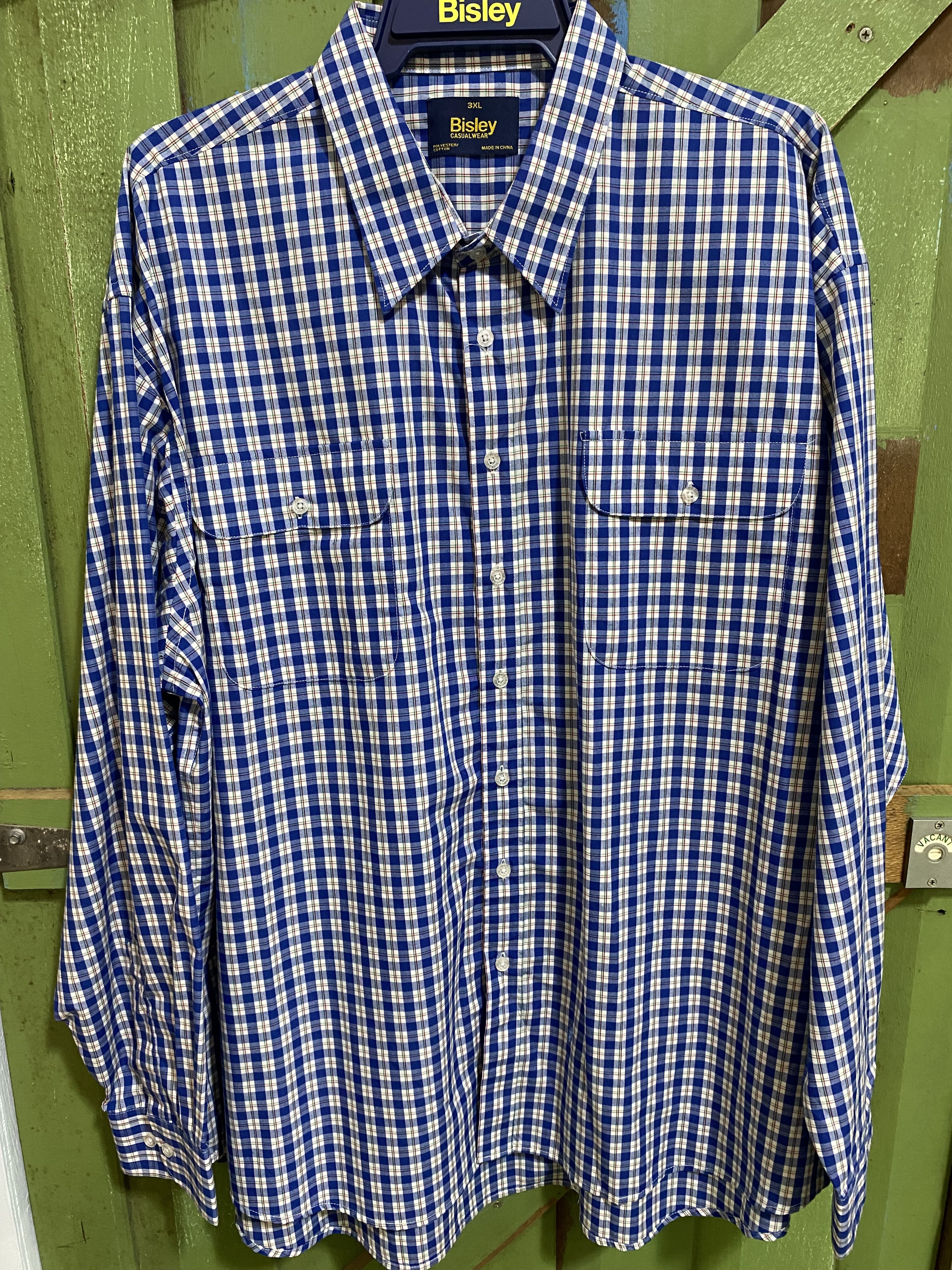 Bisley Long Sleeve Western Shirt - Royal