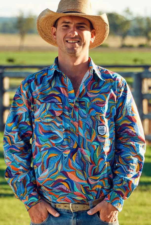 Trademutt Men's Snazzy Long Sleeve Work Shirt
