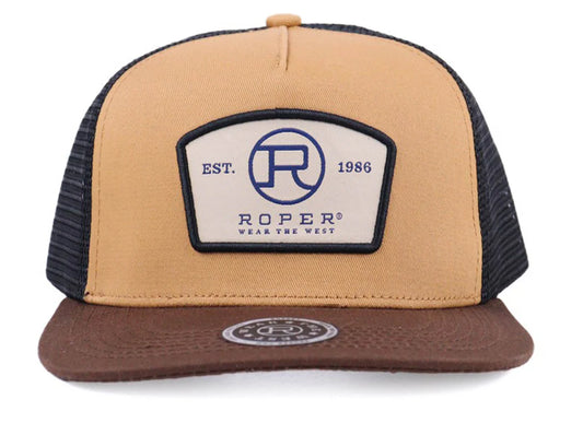 Roper Trucker Cap Tan