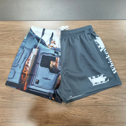 WL - Kids Truck Footy Shorts