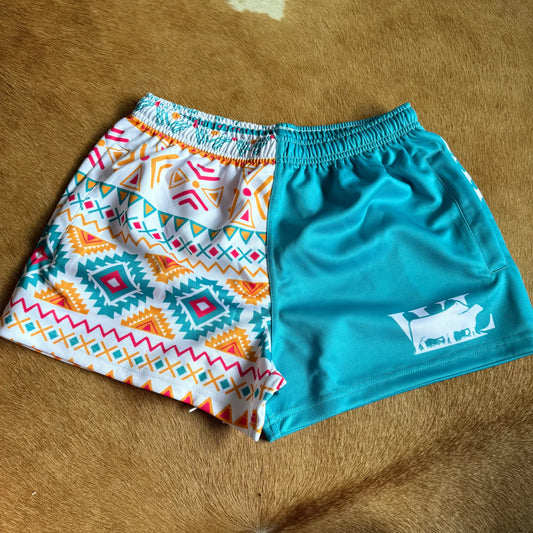 WL - Adult Aztec Footy Shorts