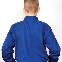 Lachlan Just Country 1/2 Button - Cobalt