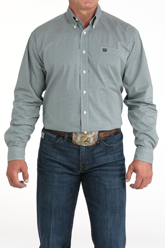 Cinch - Teal LS Shirt