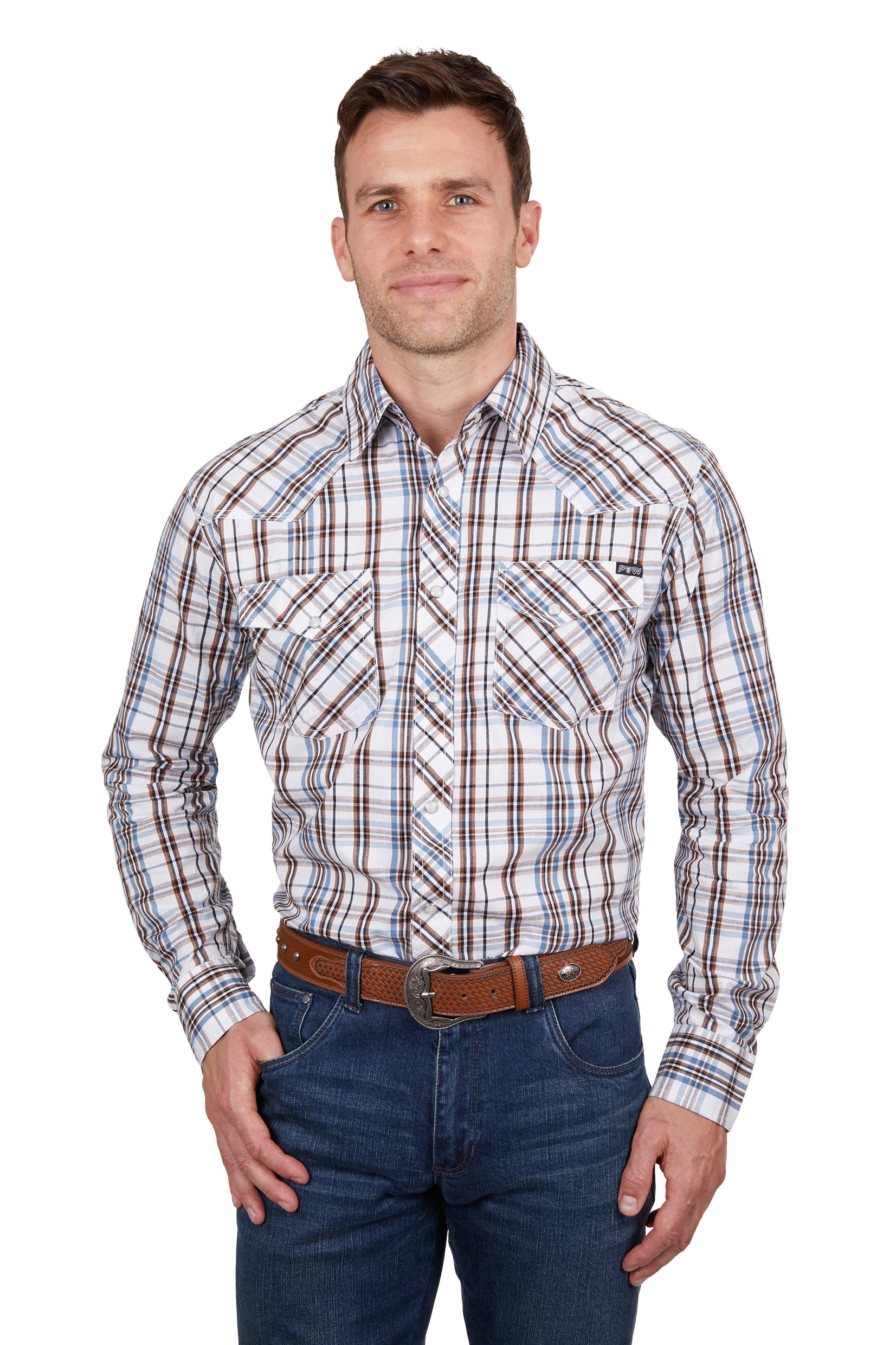 Pure Western Shirt Evan Check