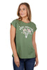 Womens Pure Western Kaylee Tank S/S Shirt