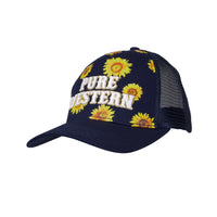 Pure Western Frankie Trucker Cap - Navy