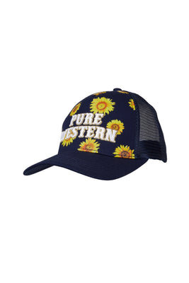 Pure Western Frankie Trucker Cap - Navy