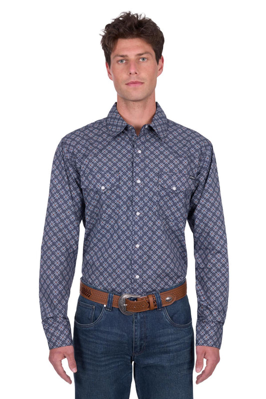 Pure Western - Mens Douglas Long Sleeve Shirt
