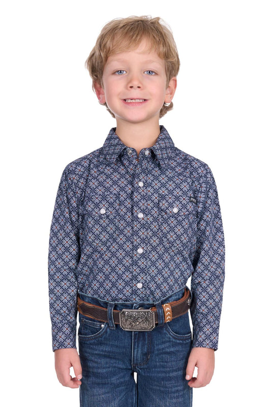 Pure Western - Boys Douglas Long Sleeve Shirt