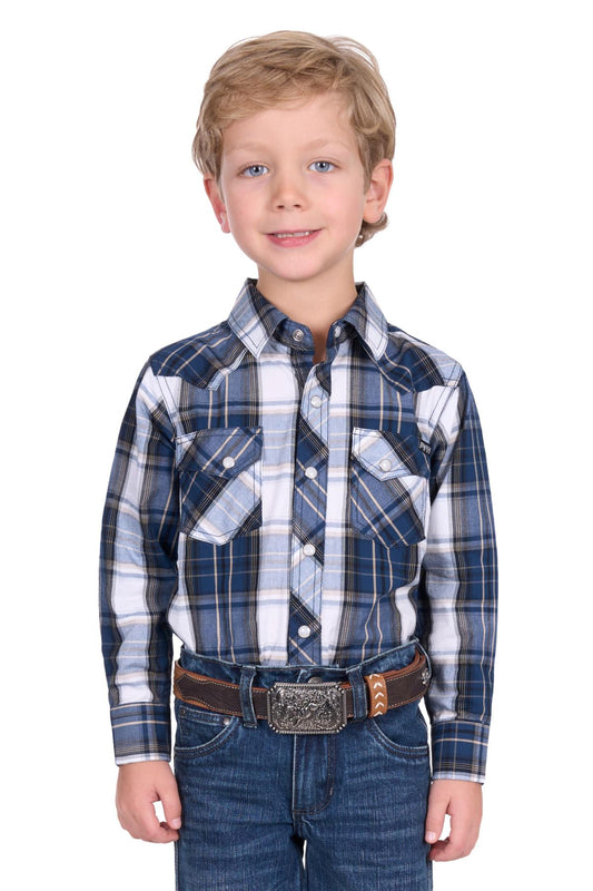 Pure Western - Boys Nicholas Long Sleeve Shirt