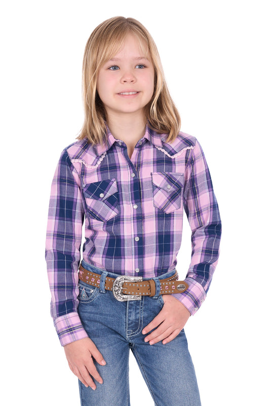 Pure Western - Girls Arleen LS Shirt