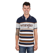 Mens Wrangler Nash Short Sleeve Polo Shirt