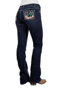 Pure Western Women's Zoe Boot Cut Jean - Midnight