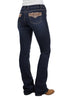 Pure Western Women's Ivy Relax Rider Jeans - Midnight