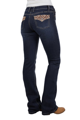 Pure Western Ivy Relax Rider Jeans - Midnight