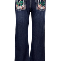 Pure Western Girl's Zoe Boot Cut Jeans - Midnight