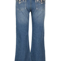 Pure Western Girl's Gia Boot Cut Jeans - Retro Blue