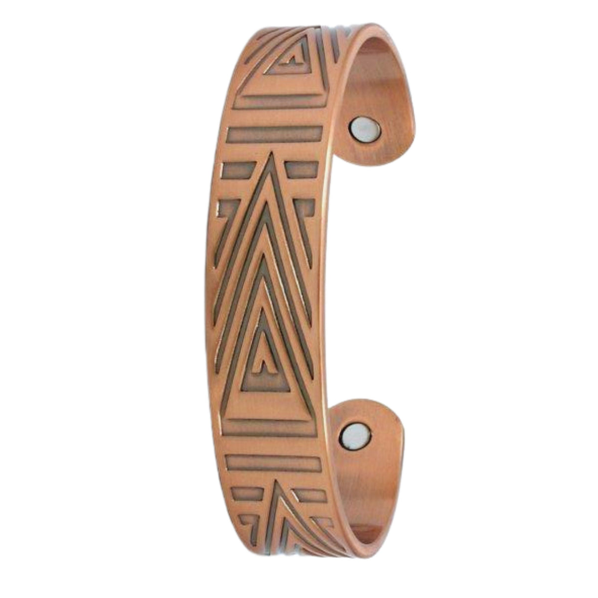 Copper Bracelet - Aztec