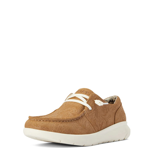 Ariat - Hilo Tan Floral Emboss