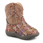 Roper Infant Cowbaby Glitter Aztec Boot