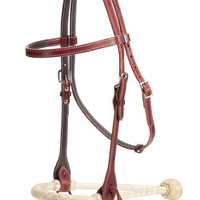 Fort Worth Paco Headstall w/Bosal - Latigo