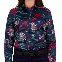 Thomas Cook Women's Flora Long Sleeve Shirt - Navy