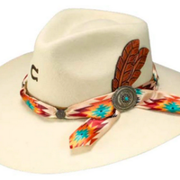 Charlie One Horse Navajo Ivory Hat
