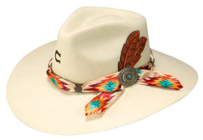 Charlie One Horse Navajo Ivory Hat