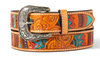 Ariat Women's Paisley Hand Tooled Belt - 1 1/2 inch