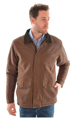 Thomas Cook Men's Canvas Jacket - Dark Tan