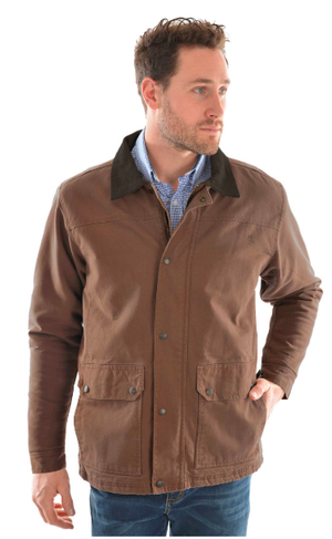 Thomas Cook Men's Canvas Jacket - Dark Tan