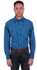 Wrangler Men's Mitchell Long Sleeve Shirt - Blue