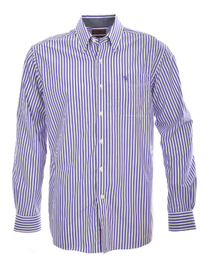 Thomas Cook Men's Lawson Long Sleeve Shirt - Blue/White