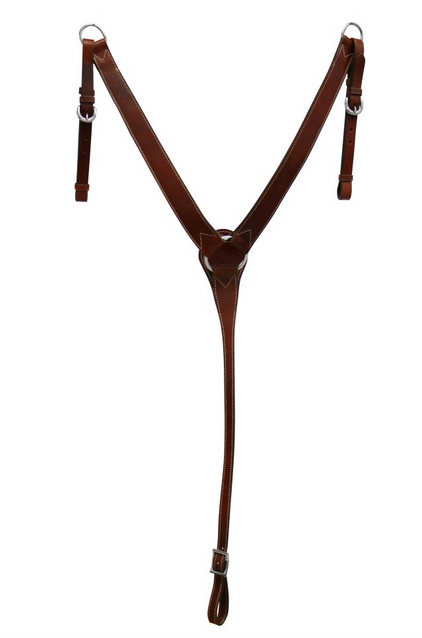 Texas-Tack Oiled Pull-Up Work Breastcollar Tan