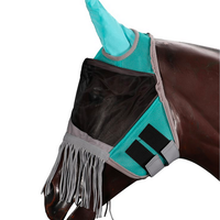 Horsemaster Fly Mask with Ears & Nose Fringe