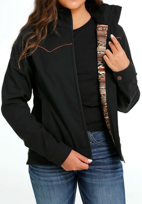 CINCH Women's Poly Cotton Bonded Jacket - Black