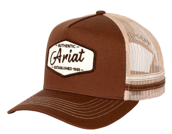 Ariat Patch Trucker Cap - Dachshund Brown