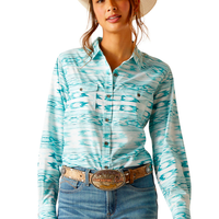 Ariat Women's Western Ventek Stretch Long Sleeve Shirt - Nora Print