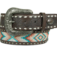 Pure Westen Women's Carla Belt - Dark Tan