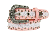 Pure Western Girl's Lilly Belt - Pink