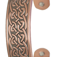 Copper Bracelet Celtic Knot Bangle