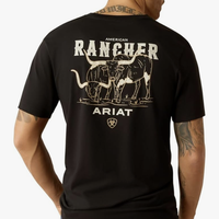 Ariat Men's American Rancher Short Sleeve Tee - Black