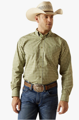 Ariat Men's Pro Eilad Long Sleeve Shirt - Green