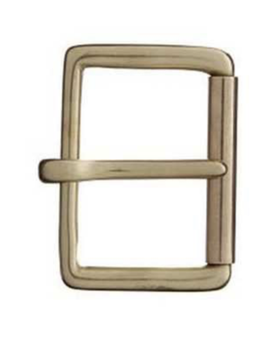 Half Military Buckle - Brass