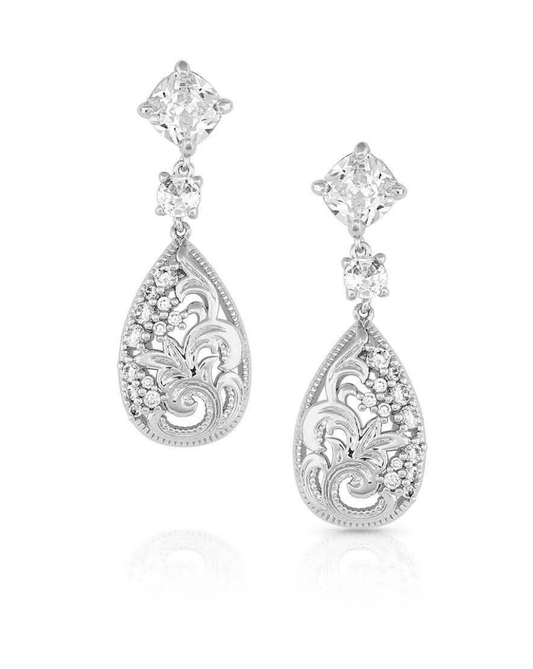 Montana Silversmith Women's Moonlight Garden Crystal Earrings